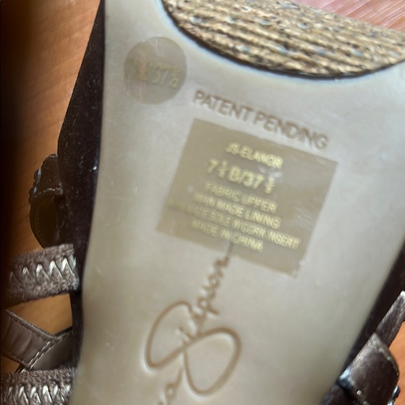 Jessica Simpson Silver Rhinestone Heels - Picture 7 of 7